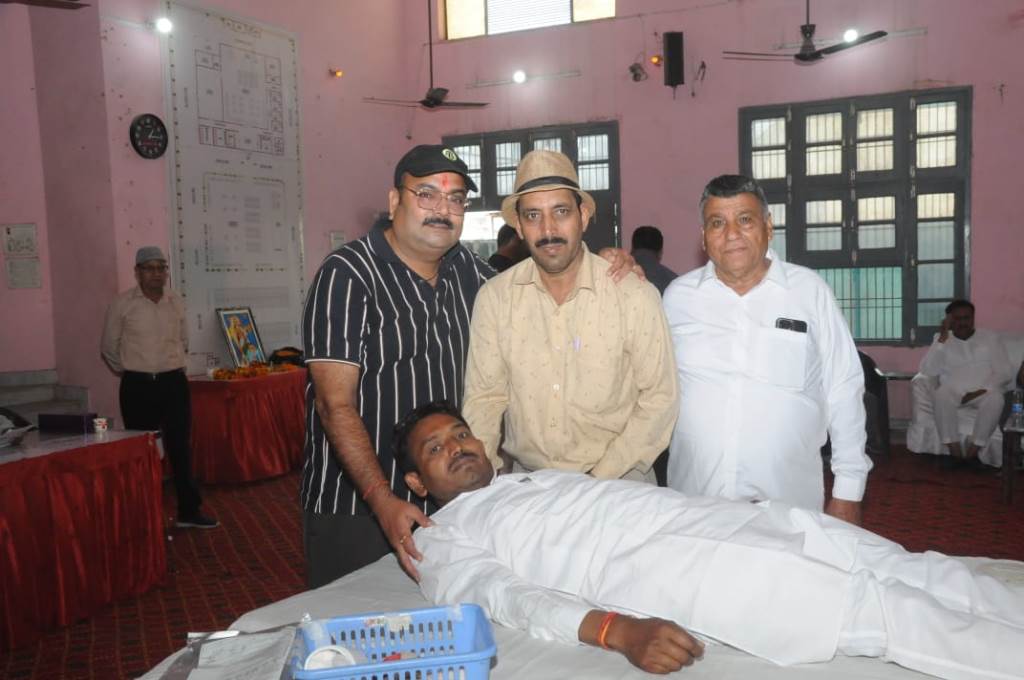 Blood Donation Camp Organized by Rotary Club Barwala 90 People Voluntarily Donate Blood
